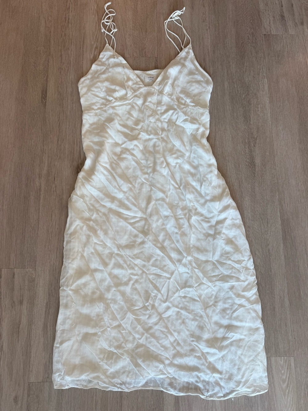 Aritzia Wilfred White Maxi Dress